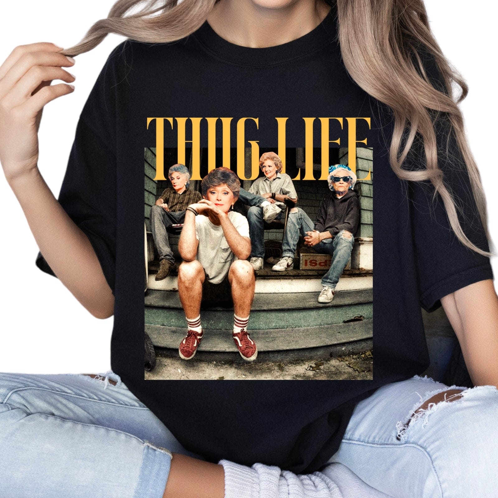 Thug Life Tee Or Crew