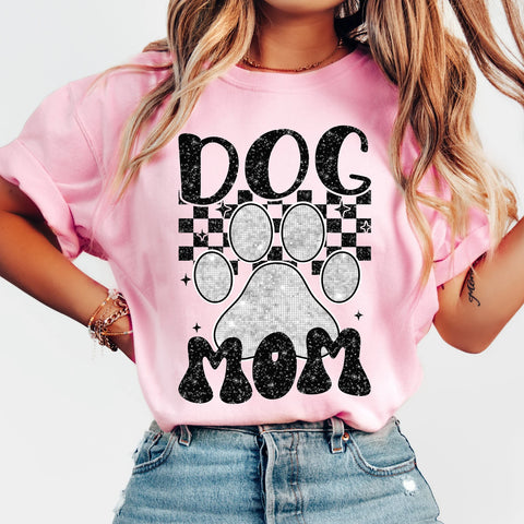 Dog Mom Tee (Standard or Distressed)