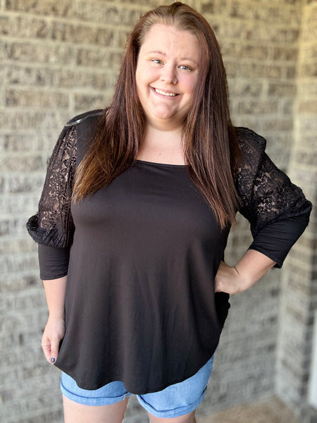 Sophisticated Beauty Top (1X-2X-3X)
