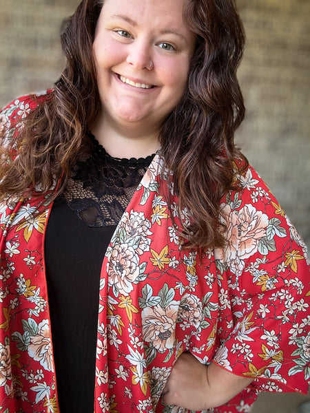 Always The Leader OVERSIZED Kimono (3X-4X-5X)