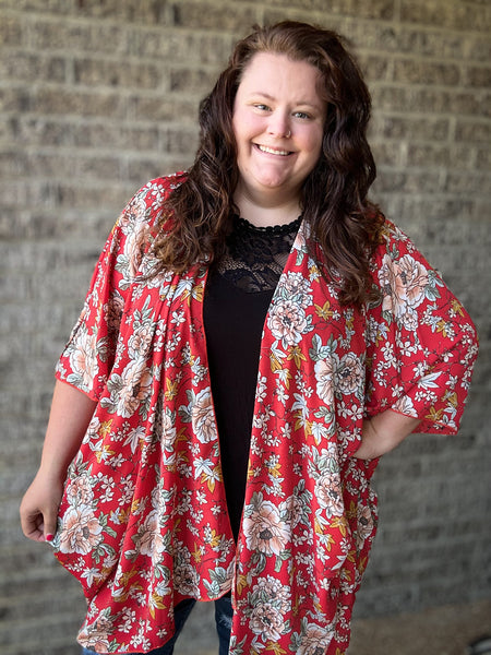 Always The Leader OVERSIZED Kimono (3X-4X-5X)