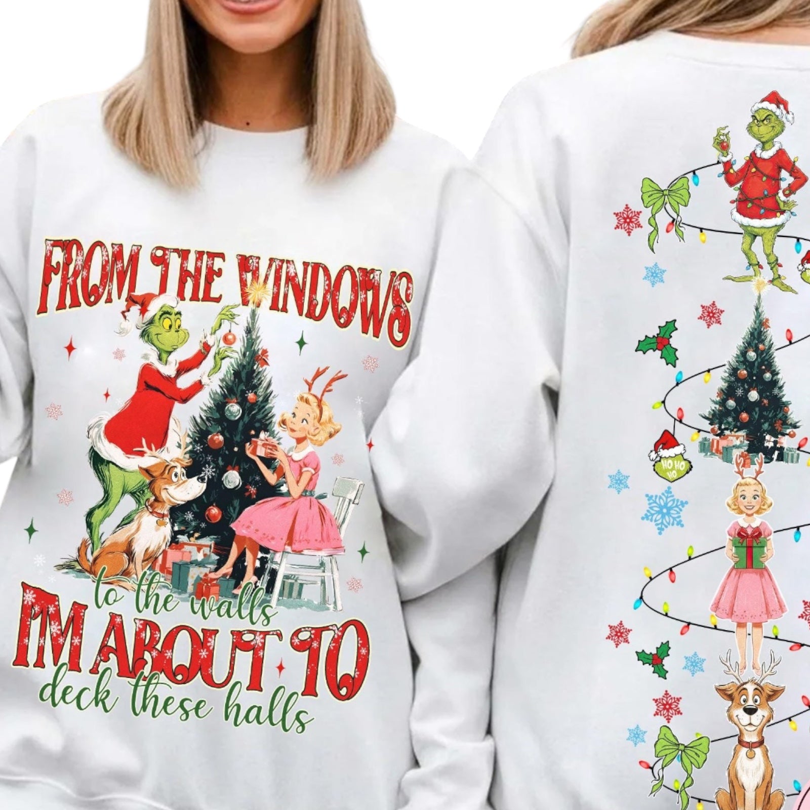 Deck These Halls Tee or Crew