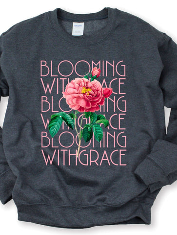 Bloom With Grace Tee Or Crew