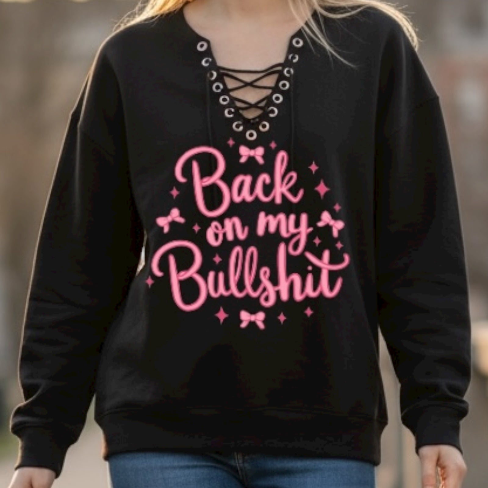 On My Bullshit Tee or Crew