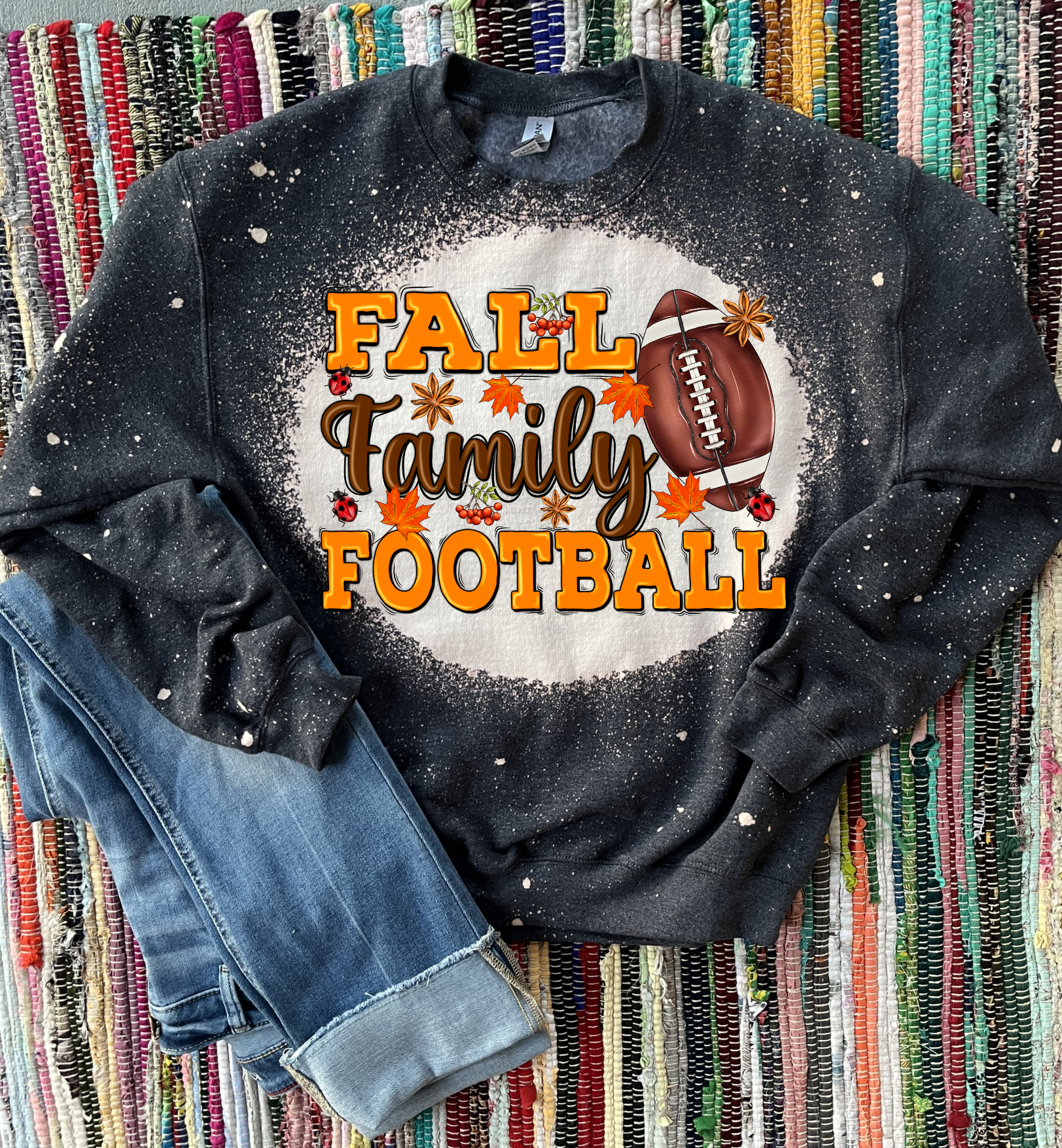 Fall, Family, Football Tee Or Crew