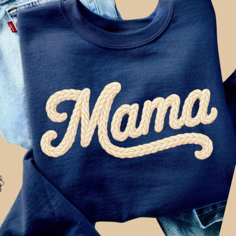 Faux Yarn Mama Tee