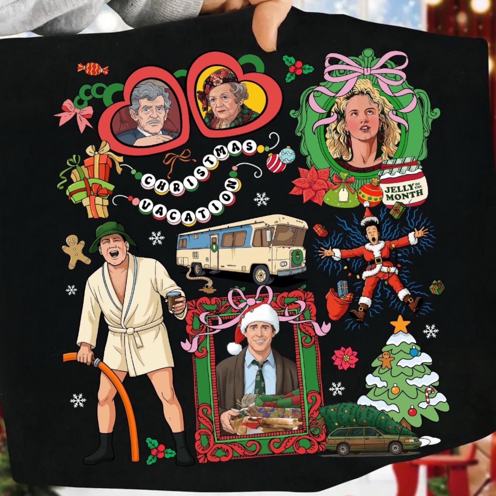 Christmas Vaca Tee or Crew