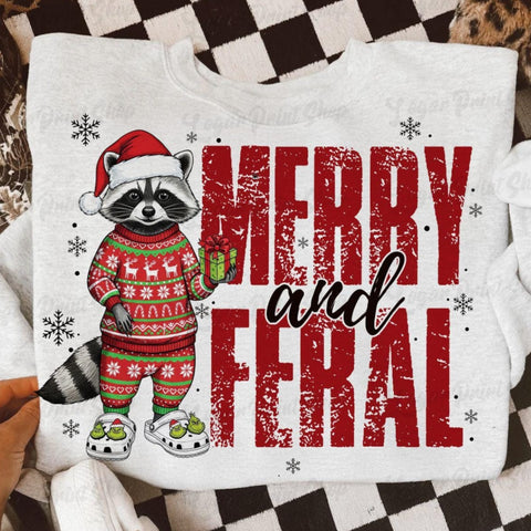 Merry & Feral Tee or Crew