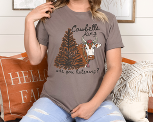 Cowbells Ring Tee Or Crew