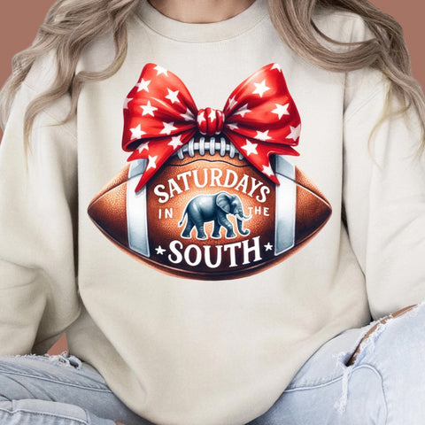 Saturdays In The South Tee or Crew