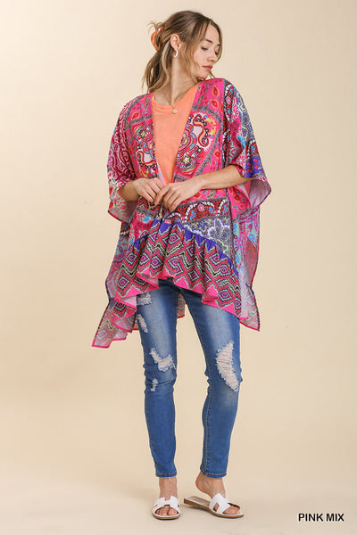 Brilliant By Design Kimono Top (S-M-L)