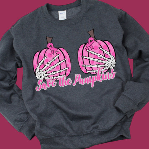 Save The Pumpkins Tee or Crew