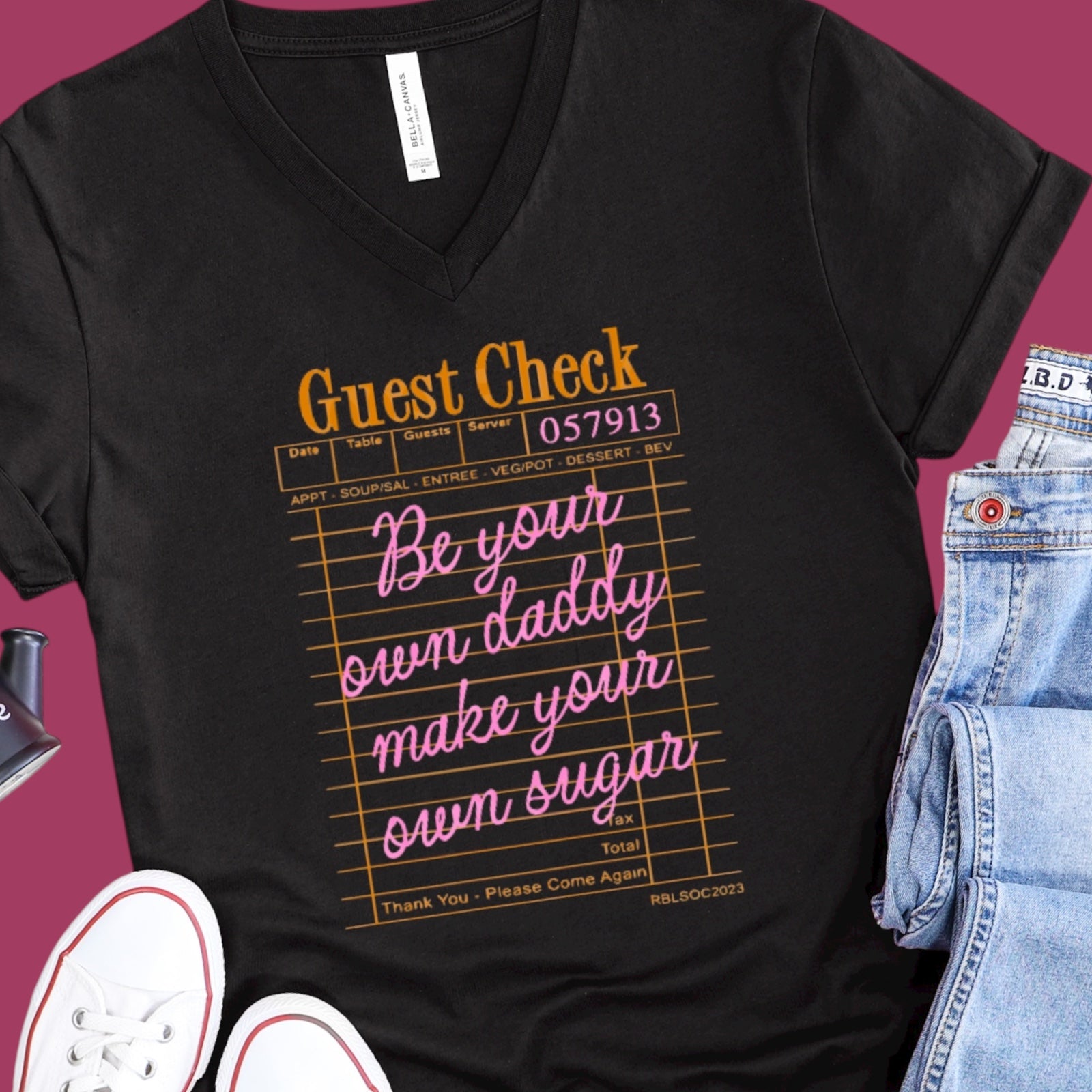 Be Your Own V Neck Tee