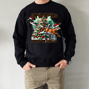 Jingle Bells Shotgun Shells Tee or Crew