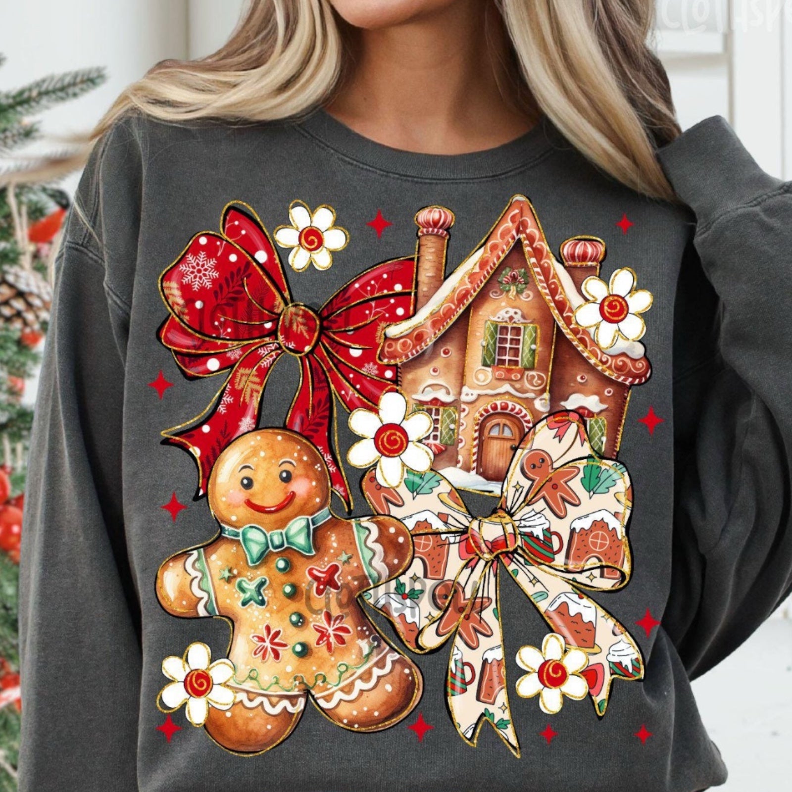 Gingerbread Dreams Tee or Crew