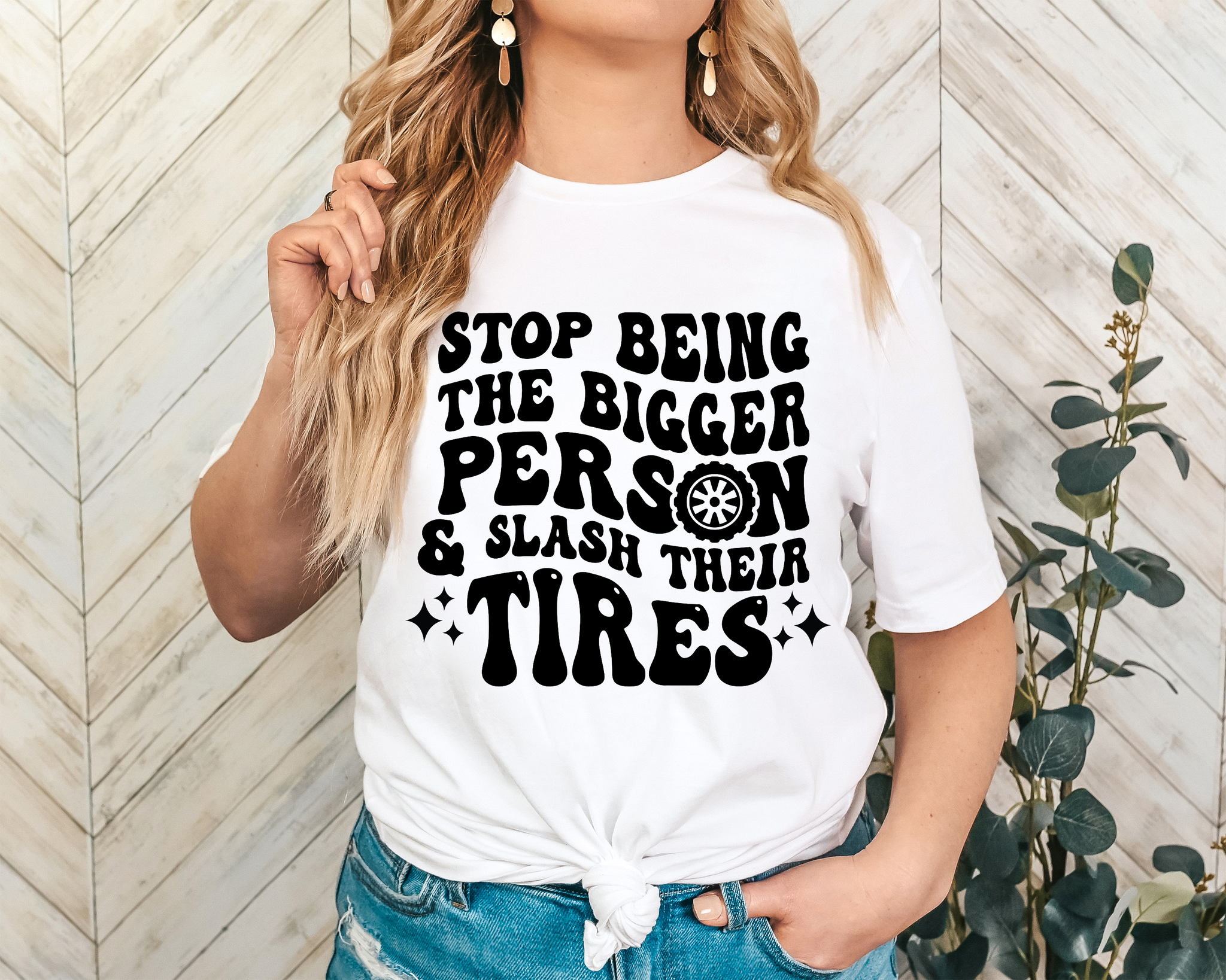 Slash Their Tires Tee