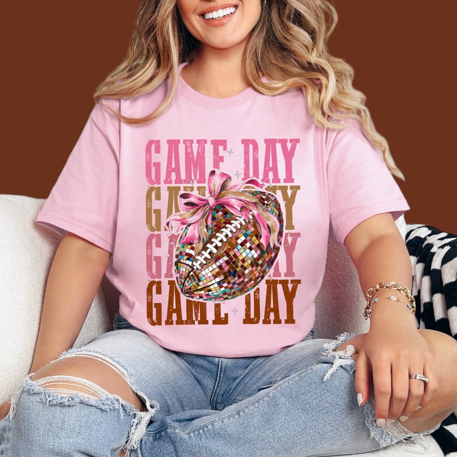 Game Day Sparkle Tee or Crew