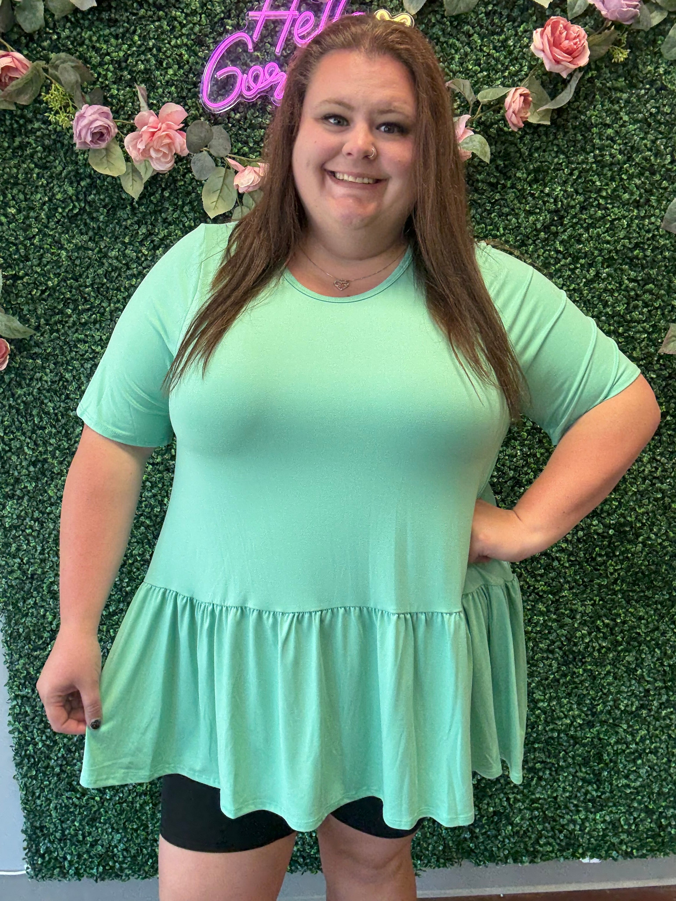 Mint To Be Mine Top (1X-2X-3X)