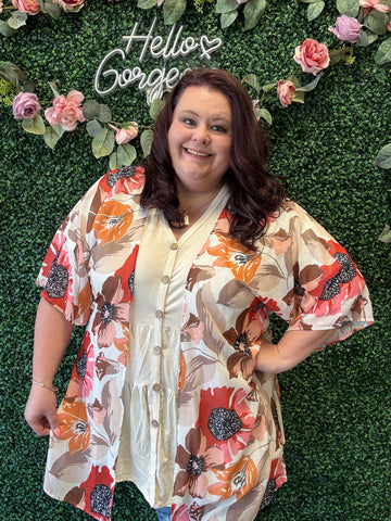 In My Era Kimono Top (1X-2X-3X)