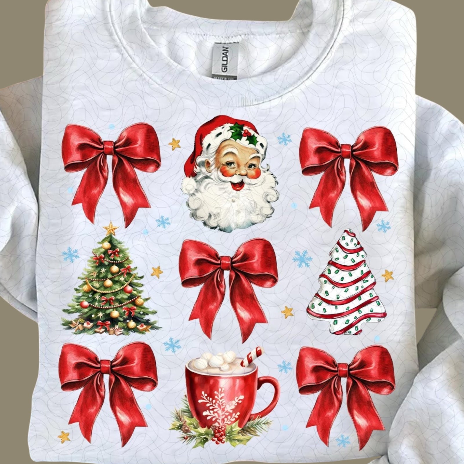 Oh Santa Tee or Crew