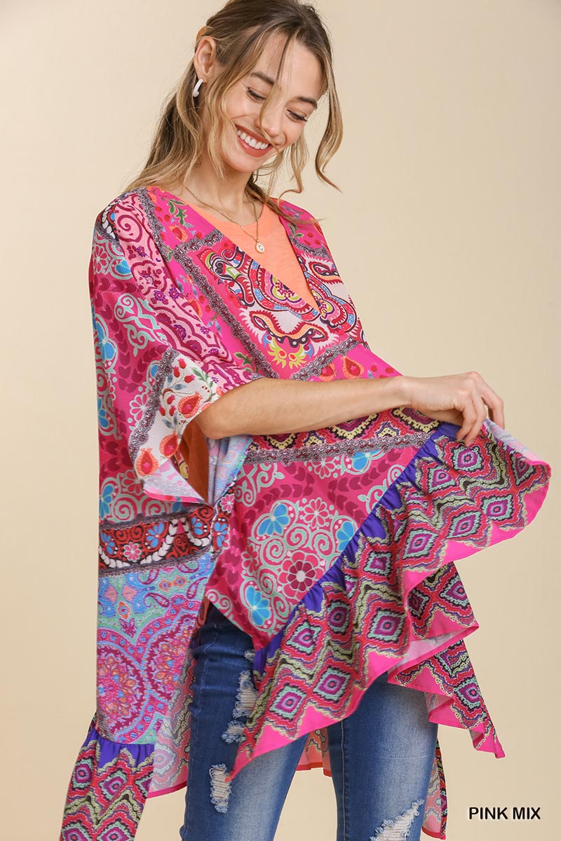 Brilliant By Design Kimono Top (S-M-L)