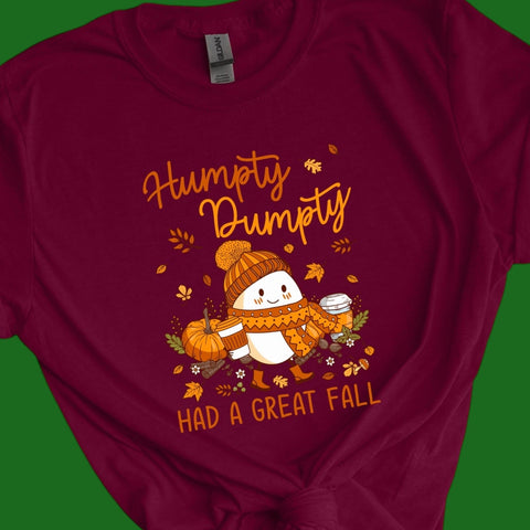 He has a great fall Tee