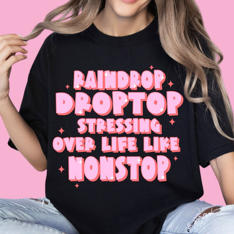 Raindrop Tee or Crew