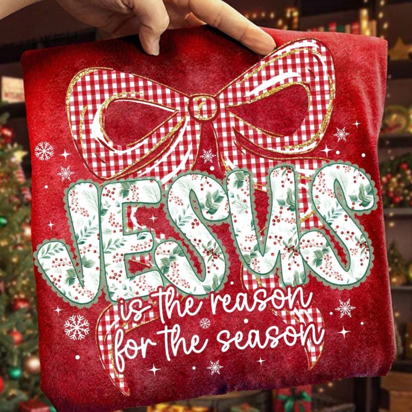 Jesus is the reason Tee or Crew