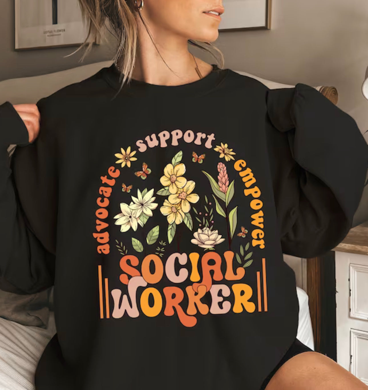 Social Worker Tee Or Crew