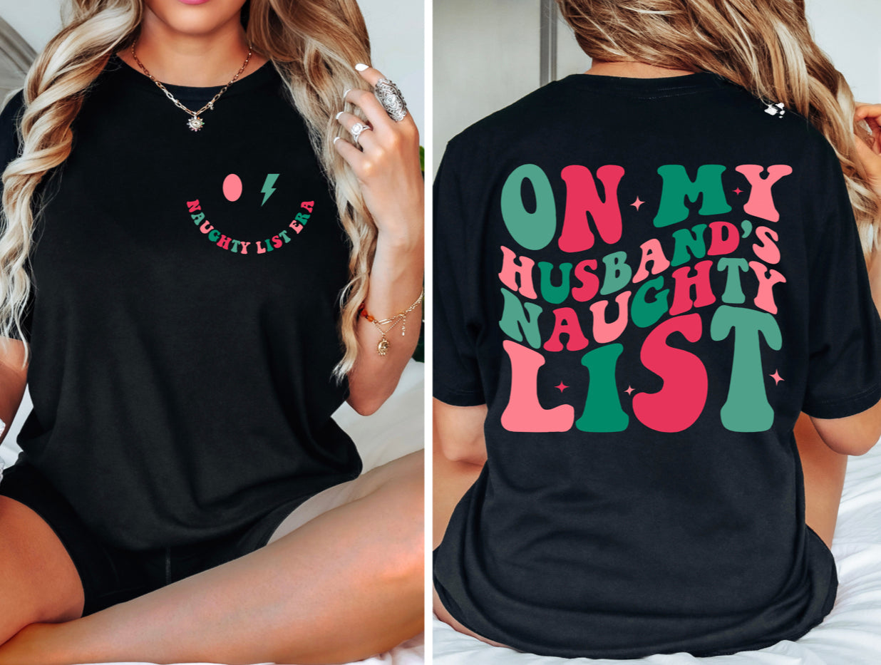 Naughty List Tee Or Crew