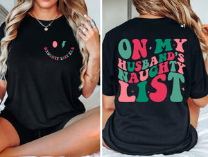 Naughty List Tee Or Crew