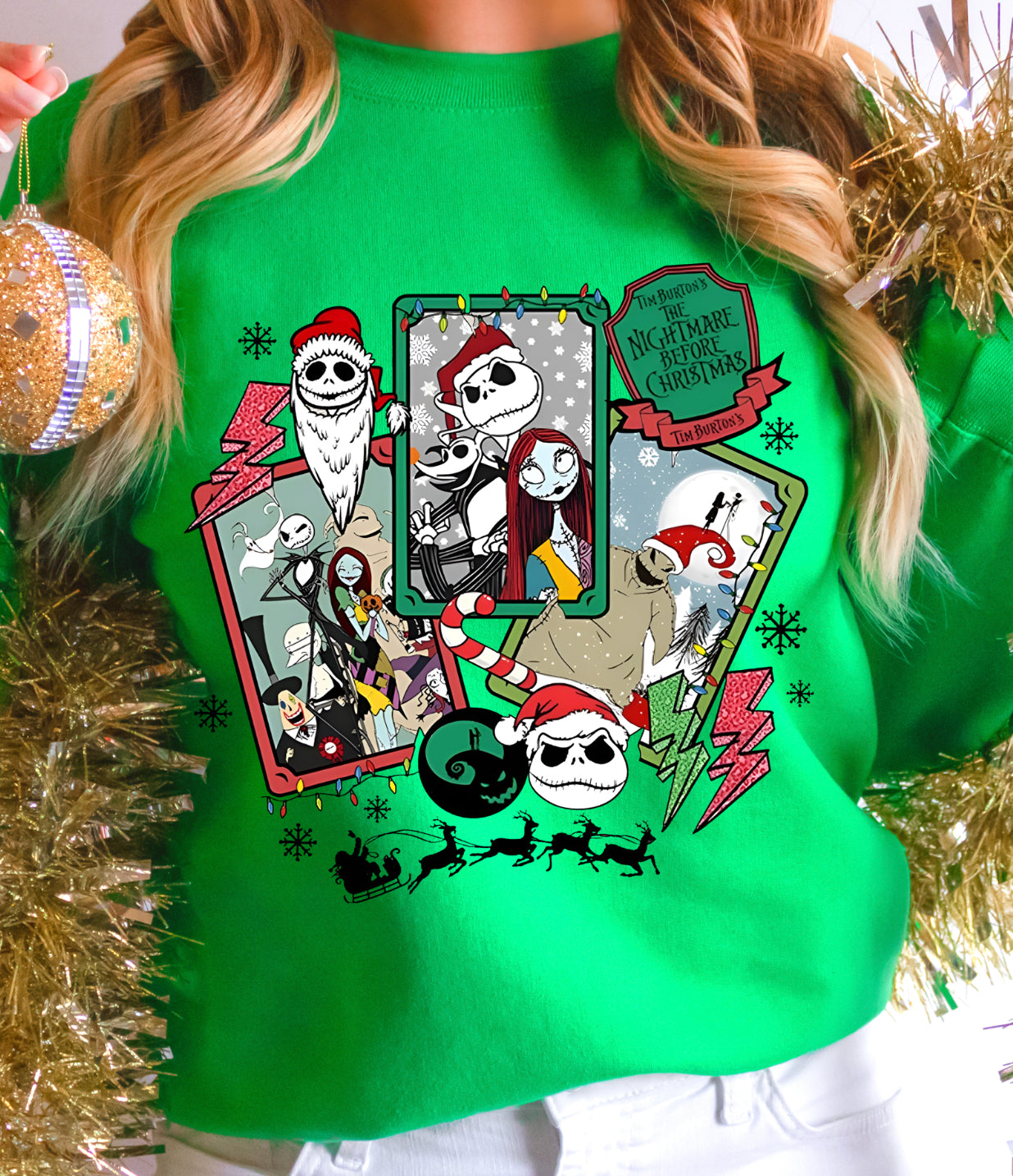 Christmas Time Nightmare Tee Or Crew