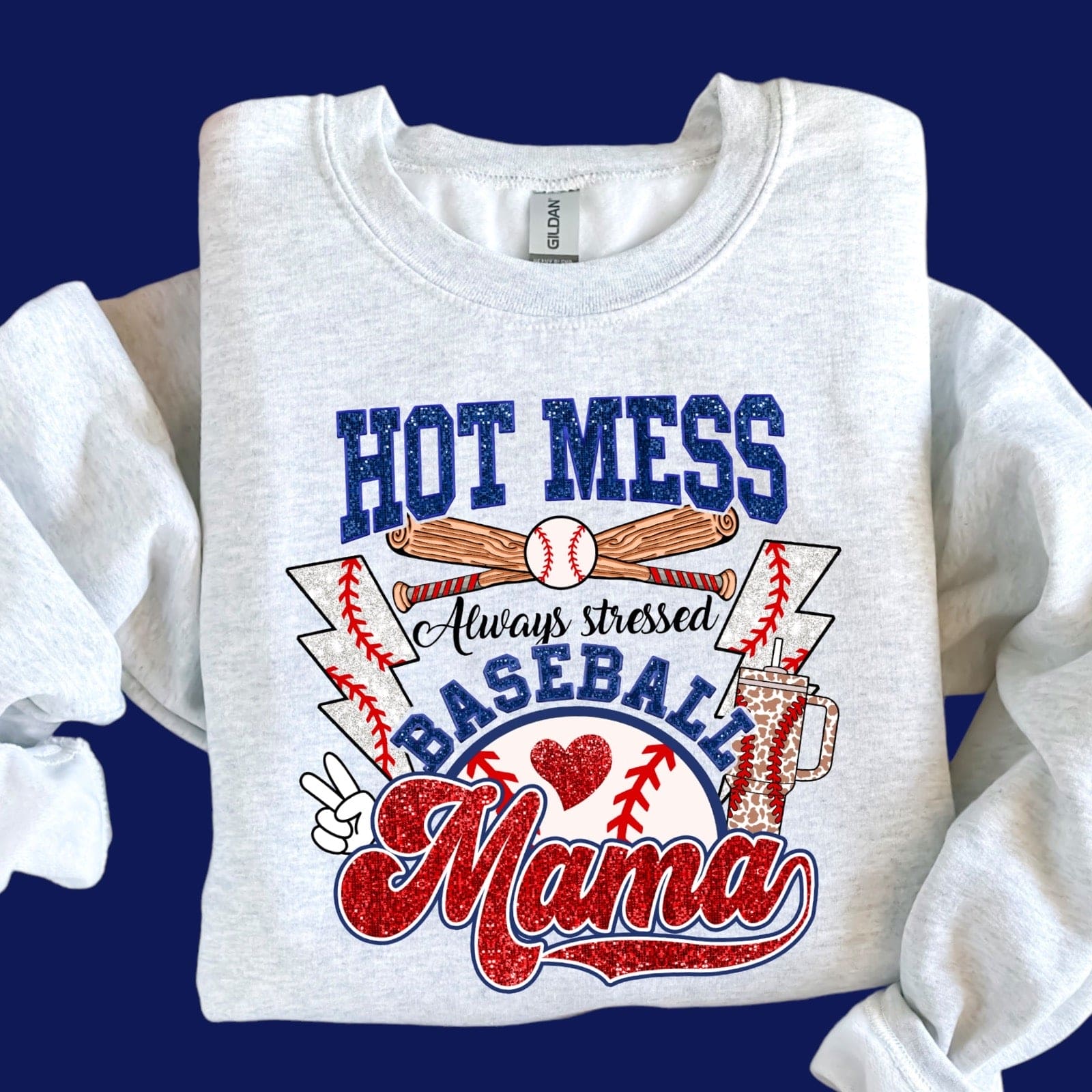 Hot Mess Tee or Crew