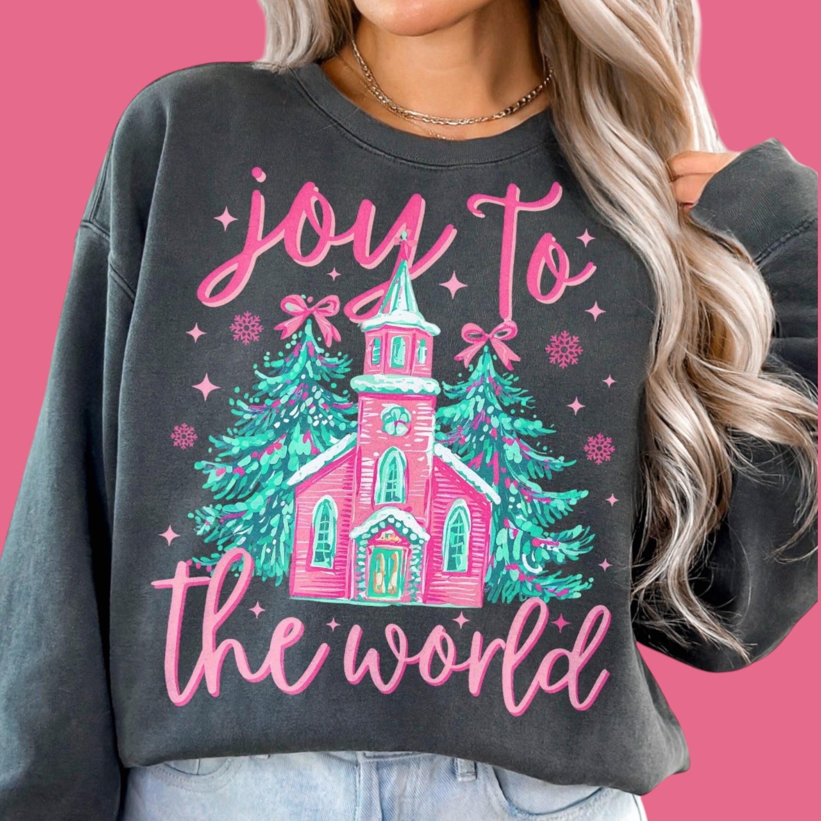 Joy To The World Tee or Crew