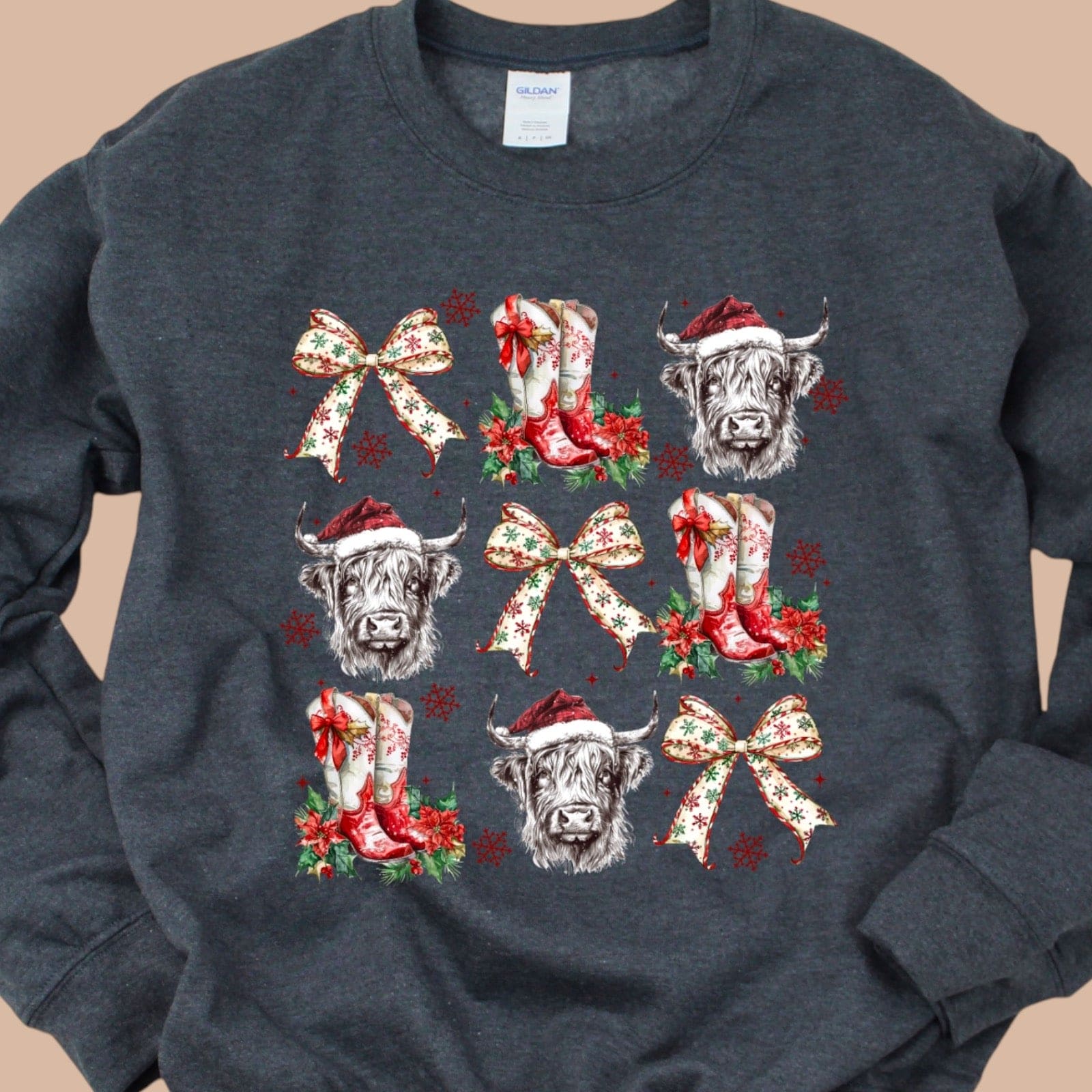 Christmas Herd Tee or Crew