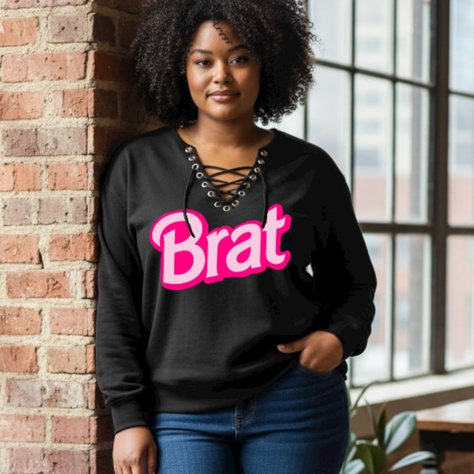 Brat Tee or Crew