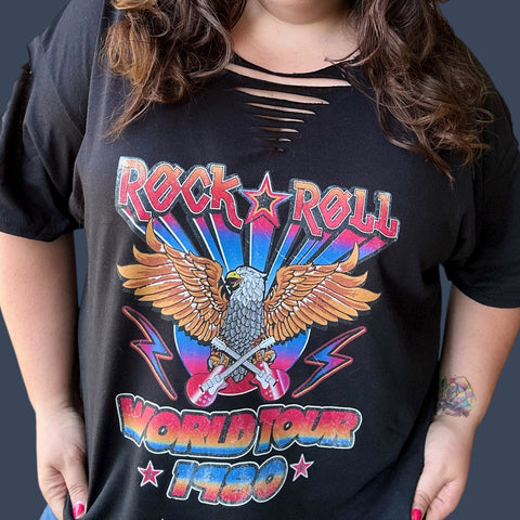 Rock & Roll Tee or Crew