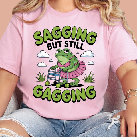 Sagging Tee or Crew