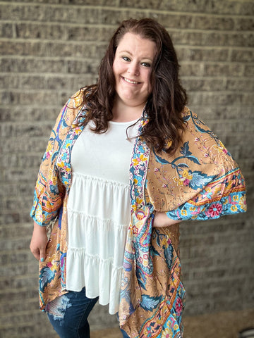 Kind Heart Kimono Top (1X-2X-3X)