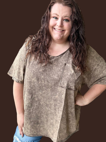 Coffee Queen Oversized Top (1X-3X)