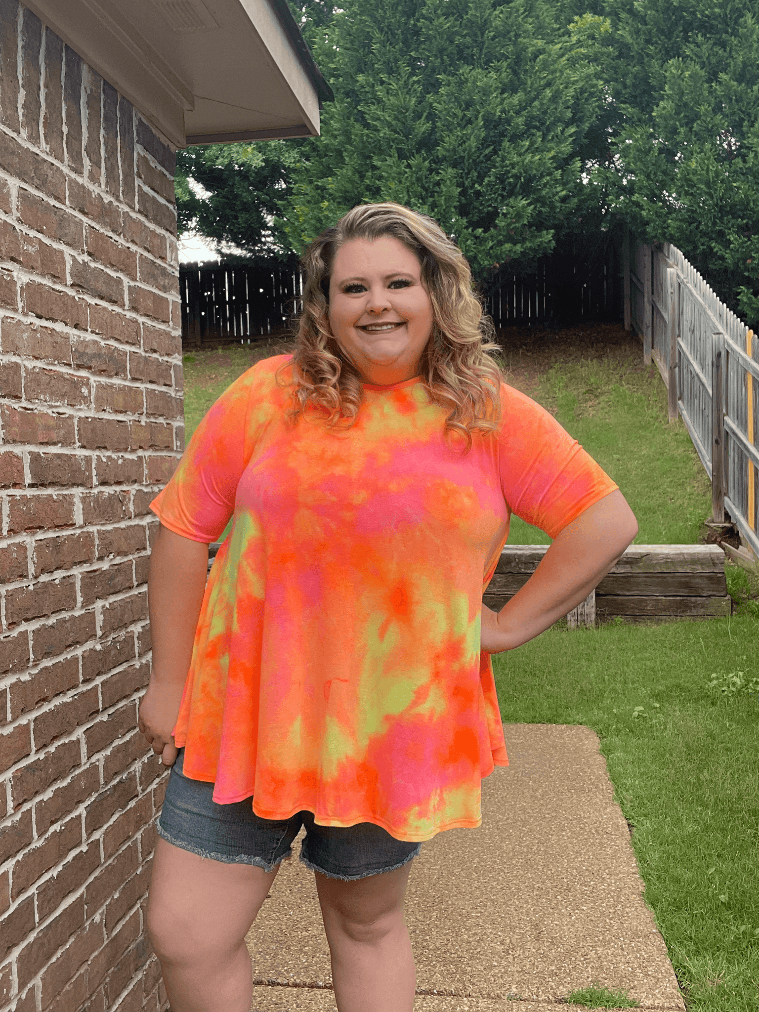 Neon Dreams Rounded Top