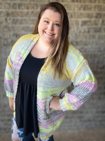 Cozy On Up Cardigan Top (One Size)