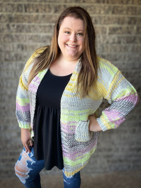Cozy On Up Cardigan Top (One Size)